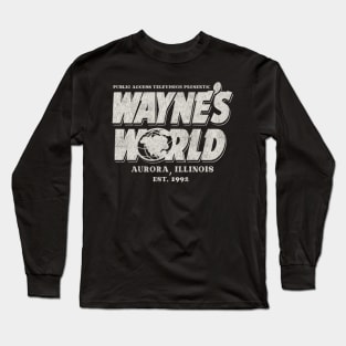 Wayne's World Worn Long Sleeve T-Shirt